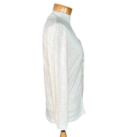 Talbot’s Petites Lightweight Cotton Button Front Cardigan Size Petite NWT - Picture 7 of 13